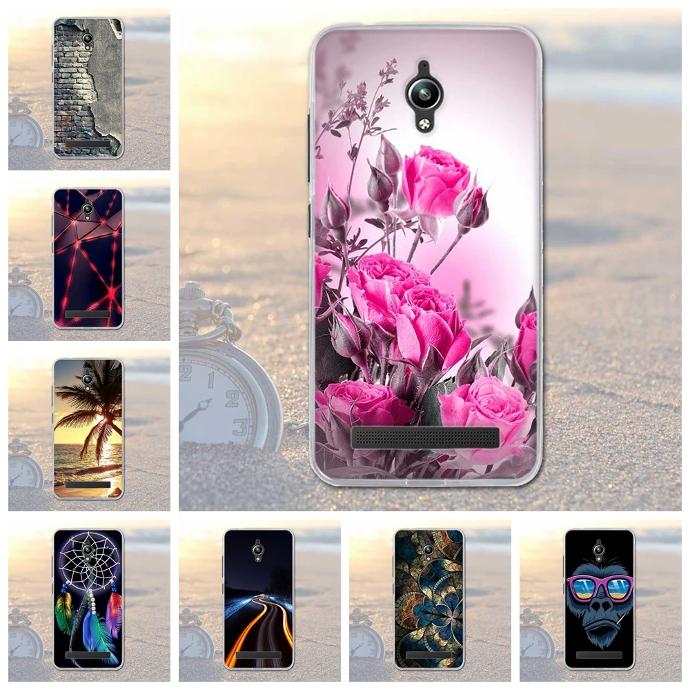 

Case for Asus Go ZC500TG Cover Soft Silicone TPU Flowe Phone Shell for Asus ZenFone Go ZC500TG 5.0 inch Case for Asus ZenFone go
