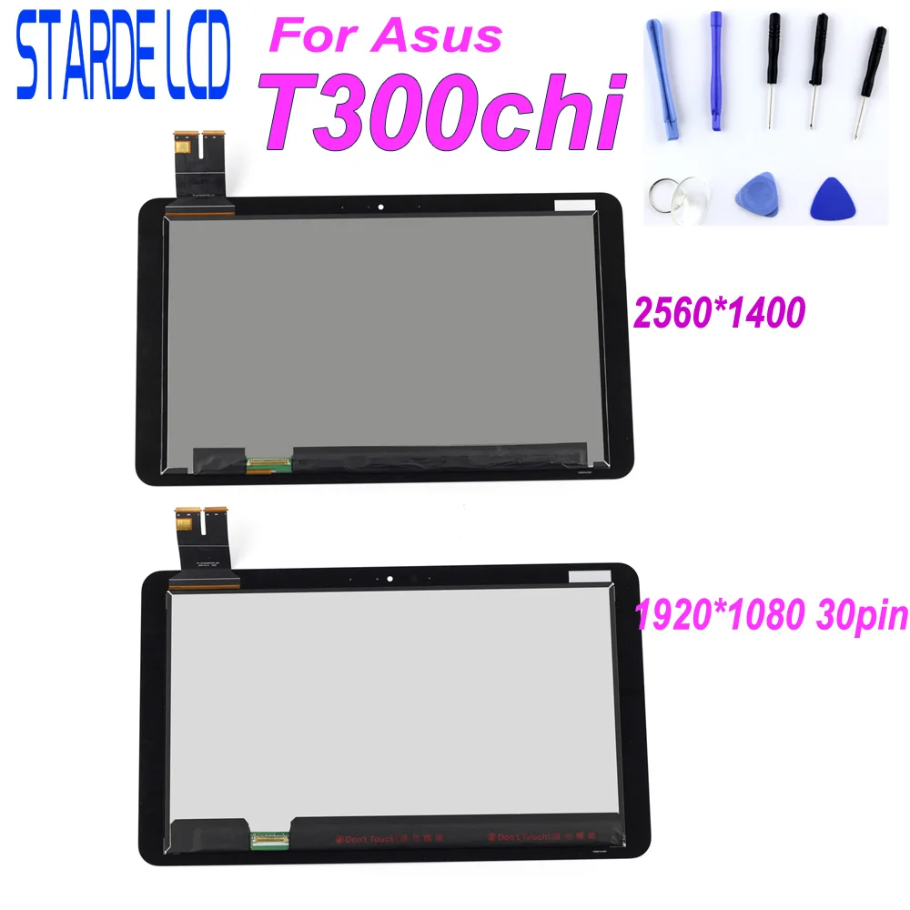 

Original 12.5 "Inch B125HAN01.0 LCD Display + Touch Screen Assembly 1920*1080 For Asus T300chi T300 CHI 2560*1440