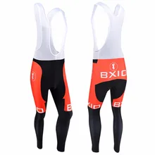 BXIO зимние Термальность флис велосипедные штаны MTB велосипед длинные утепленные штаны осень 4D Pad ветрозащитный Pro Team UV400 велосипеда Костюмы 090