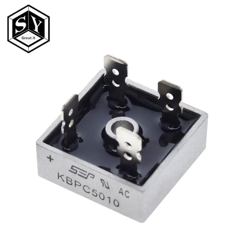 10 шт. большой IT KBPC5010 Мост диод GPP 50A 1000 V|100 pcs|10 pcs |