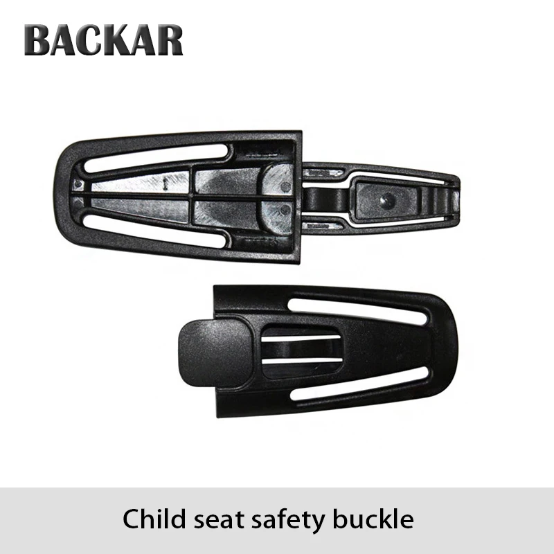

BACKAR Universal Child Seat Safety Buckles Auto Car Accessories For Jeep Renegade wrangler Audi A3 A4 B6 B8 A5 Opel Astra h g j