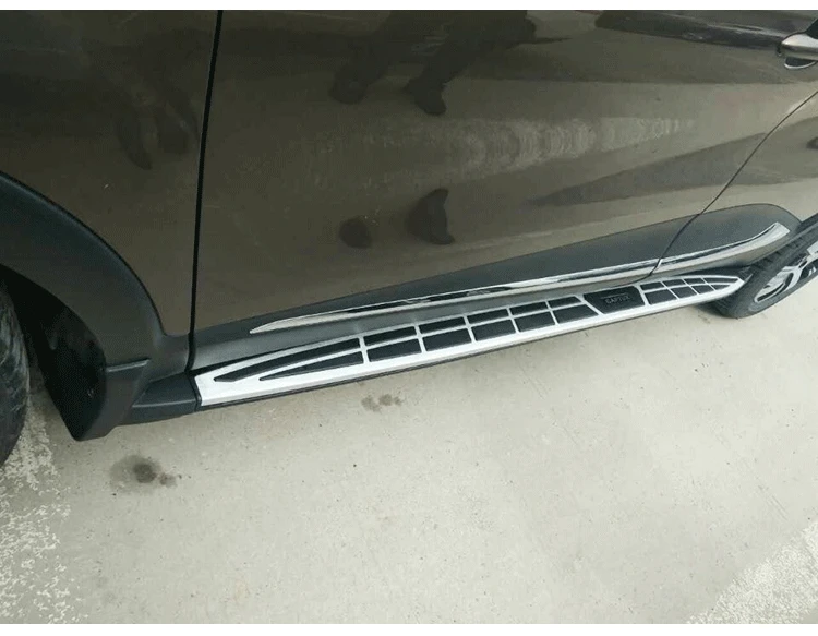 Боковой Шаг подходит для Renault Captur 2013 2020 Беговая доска Nerf Bar платформа Iboard 2