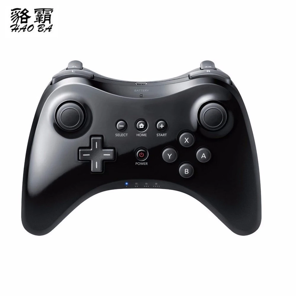 

HAOBA 2PCS Wireless bluetooth gamepad for wii pro controller joystick remote console Dual Analog joypad enhanced version