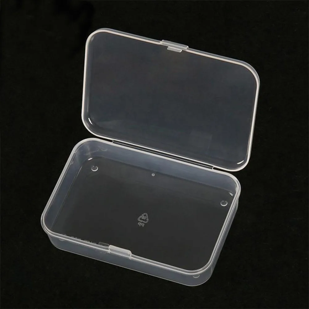 

New Plastic Clear Transparent Storage Boxes Collections Container Organizer Case Box for Jewelry for Food 8.5*5.7*2cm