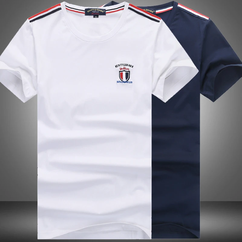 

2019 ASIAN SIZE M-3XL Newest Top quality shirt men shark print tshirts brand clothing short sleeve luxury Italy T shirt