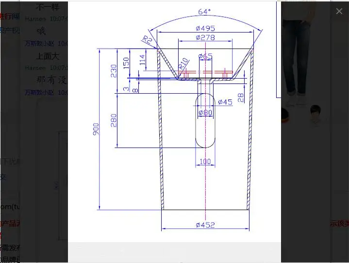 مرحاض الحمام جولة حجر رمى مغسلة سطح صلب طليق الغرور بالوعة W9004