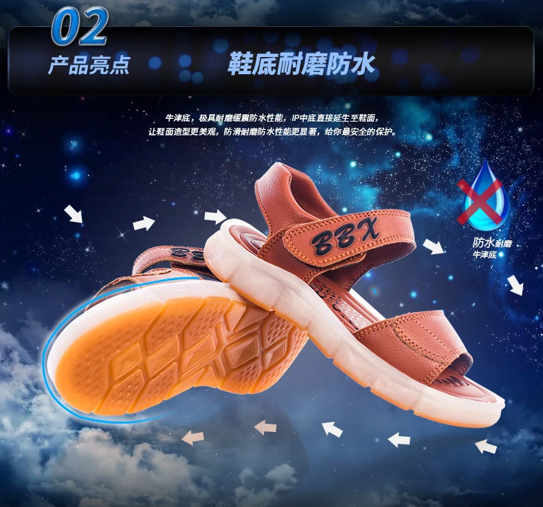 Sandálias para Meninos e Meninas Sapatos de Praia Unclejerry Recarregável Crianças Verão Sandálias Brilhantes Sapatos Princesa Luz Led Usb 10 meninas usb recarregável sapatos de praia crianças