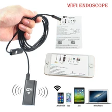 Wi-Fi эндоскоп Камера 8 мм объектив 720 P HD Водонепроницаемый свет бороскопы мини Камера USB эндоскопа для ремонта автомобиля труба инспекции