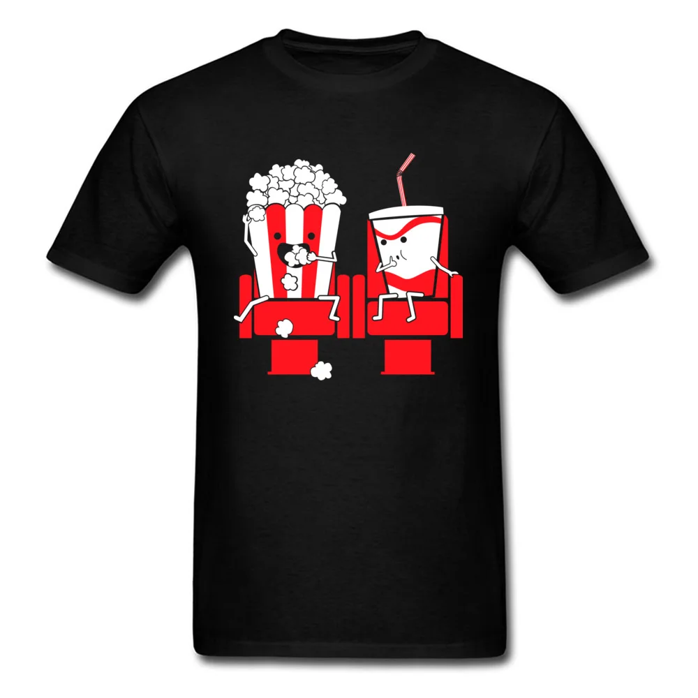 Two Types of Cinephiles Summer/Autumn 100% Cotton Round Collar Tops T Shirt Short Sleeve Printed T-shirts Plain Summer T-Shirt Two Types of Cinephiles black