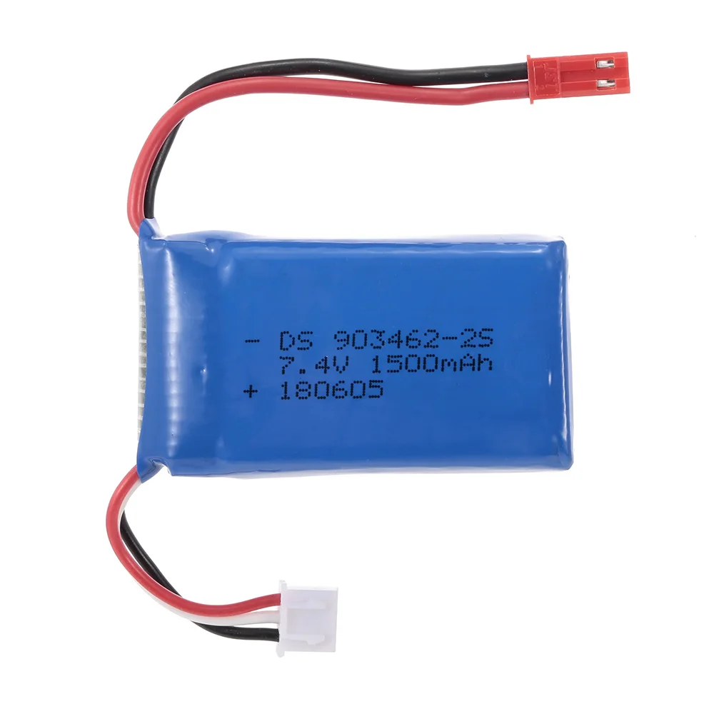 

RC Battery 7.4V 1500mAh Lipo Battery for Dongmingtuo X8 Wifi FPV RC Drone Quadcopter