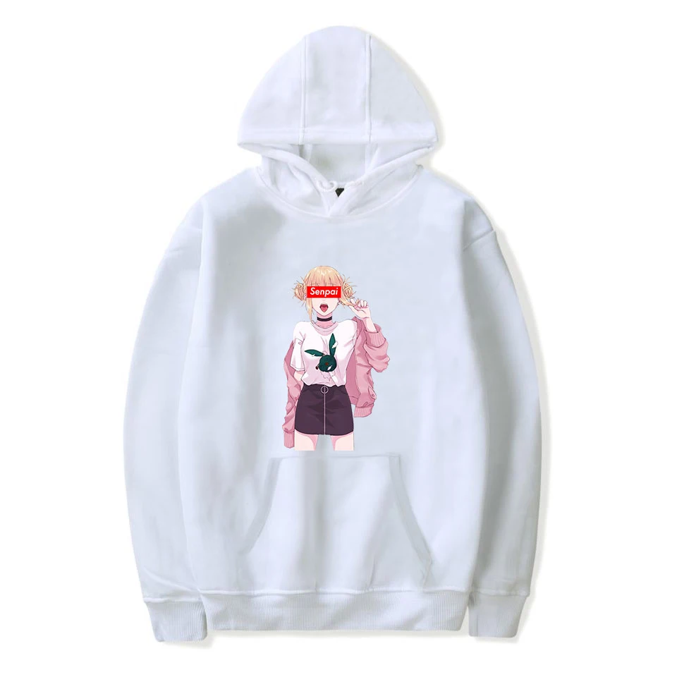 Новый senpai толстовки с длинными рукавами Толстовка для мужчин/женщин Осенние