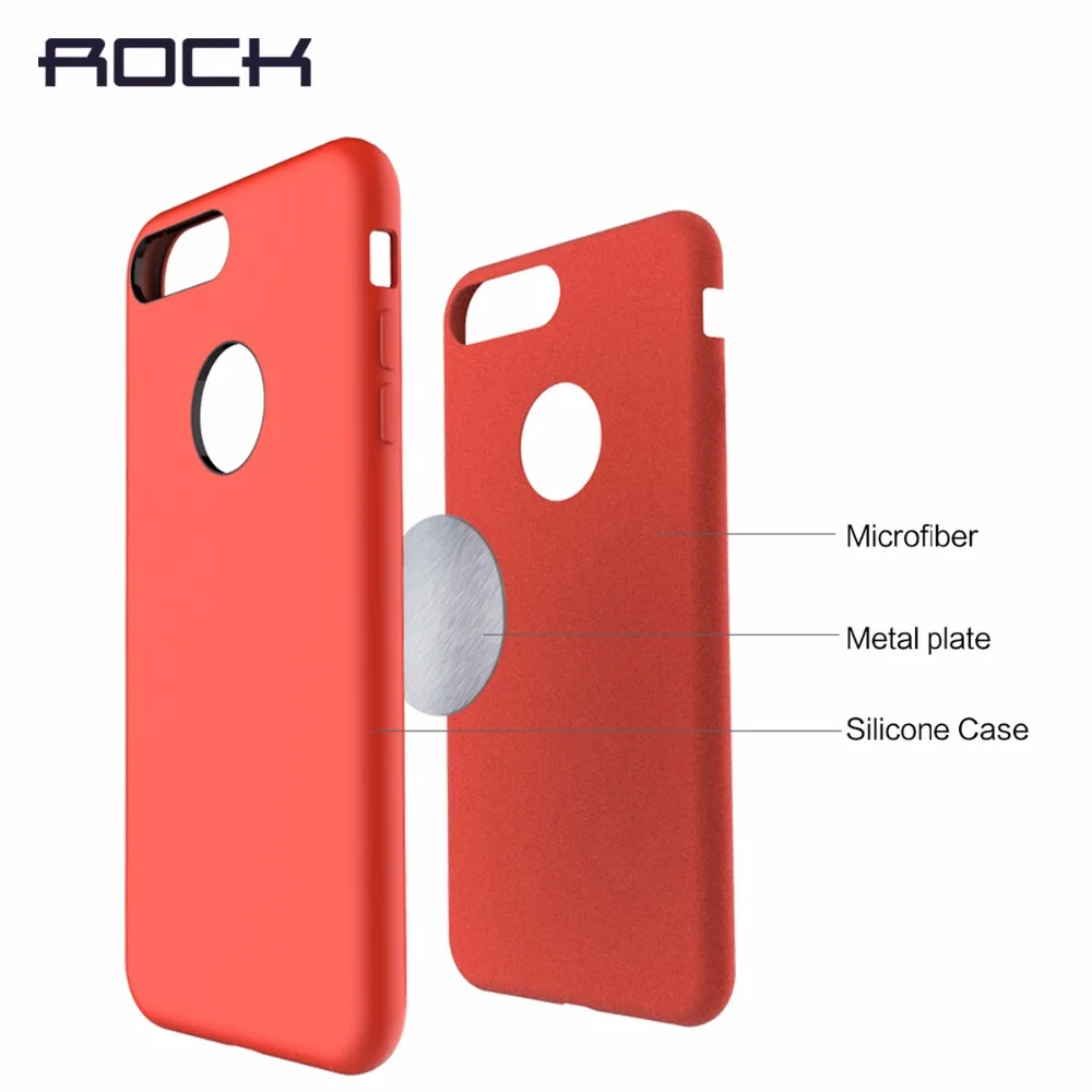 

ROCK Silicone Case for iPhone 7/ 7 Plus Anti Shock Protection Phone Case for iPhone7 cover