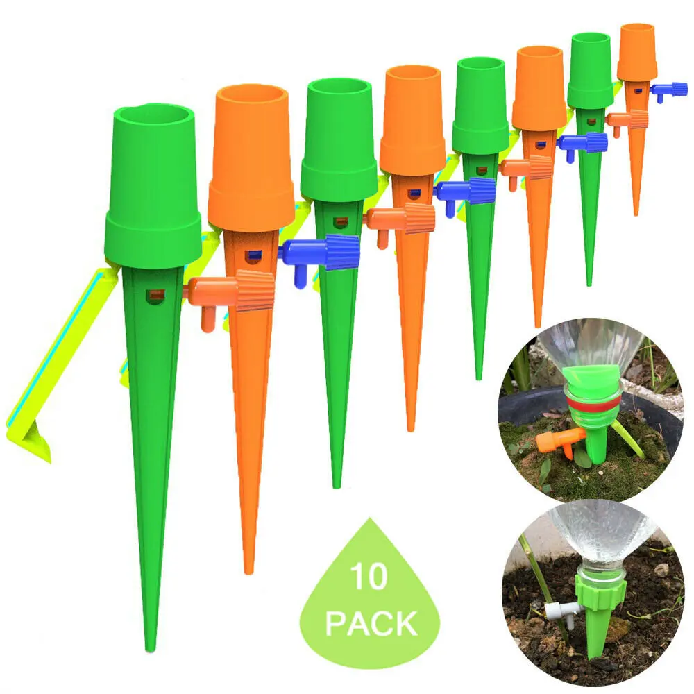 

10Pcs/Set New Auto Drip Irrigation System Automatic Watering Spike for Plants Flower Indoor Bottle Drip Irrigation Watering Kits