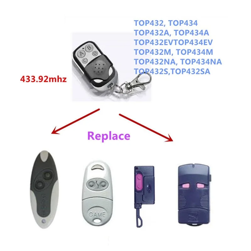

Copy CAME TOP432EE Remote Contol Came Top 432 EE 432NA Transmitter Duplicator 433.92mhz