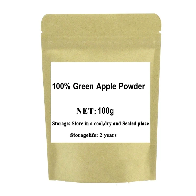 High Quality 100 green apple powder /green apple juice powde free