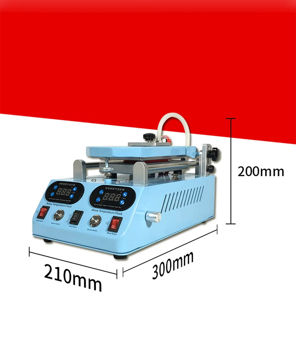  Newest TBK-268 3 in 1 LCD touch screen separate automatic frame heating separator for flat curved s