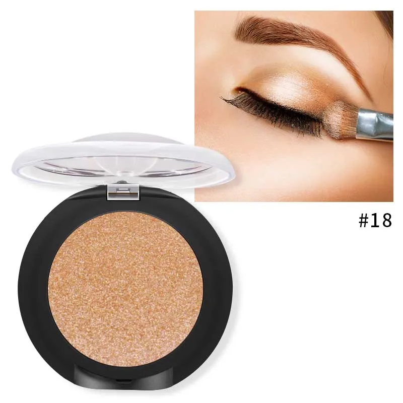 Pudaier Glitter Eyeshadow Palette Yeux Sombra Makeup Metallic Festival Eye Shadow Powder Shimmer Maquiagem Blue Eye Cosmetics - Цвет: 18