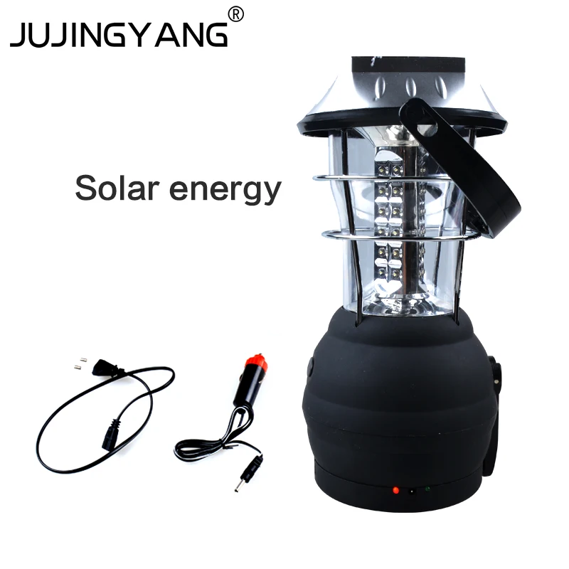 

JUJINGYANG Solar ultra bright lantern rechargeable camping lamp LED outdoor camping lamp dynamo