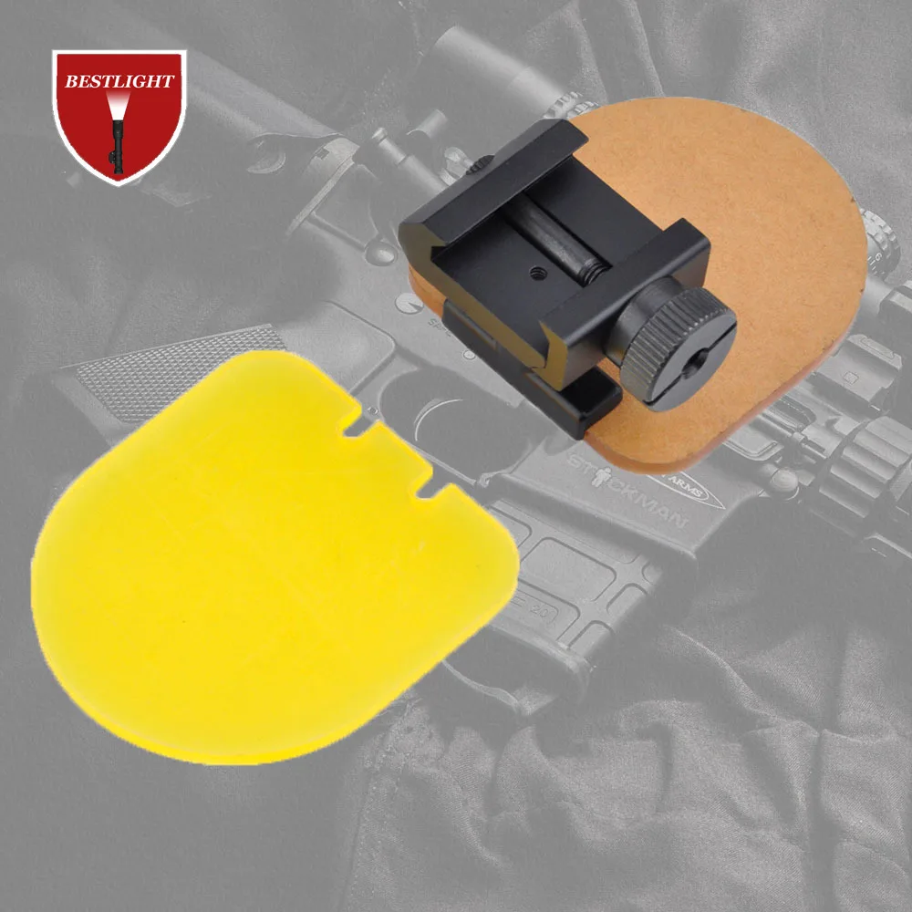 

New Hunting Airsoft Riflescopes lens protector Airsoft Red Dot Sight Scope RiflescopeTransparent Bulletproof Lens Protector