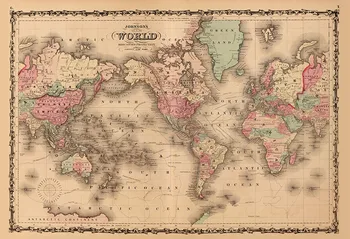 

Vinyl Photography Backdrops world map photo background 5x7ft backdrops Children Photography Studio fotografia