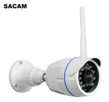 SACAM WiFi Outdoor Camera Wireless IP Camera Surveillance CCTV Cam for Home Security Waterproof IR Night Vision Motion Alarm