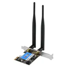 Сетевая карта PCIE 433 Мбит/с Двухдиапазонная 2,4G/5G+ Bluetooth 4,0 сетевая карта Bluetooth для рабочего стола 433 Мбит/с Высокая скорость передачи данных