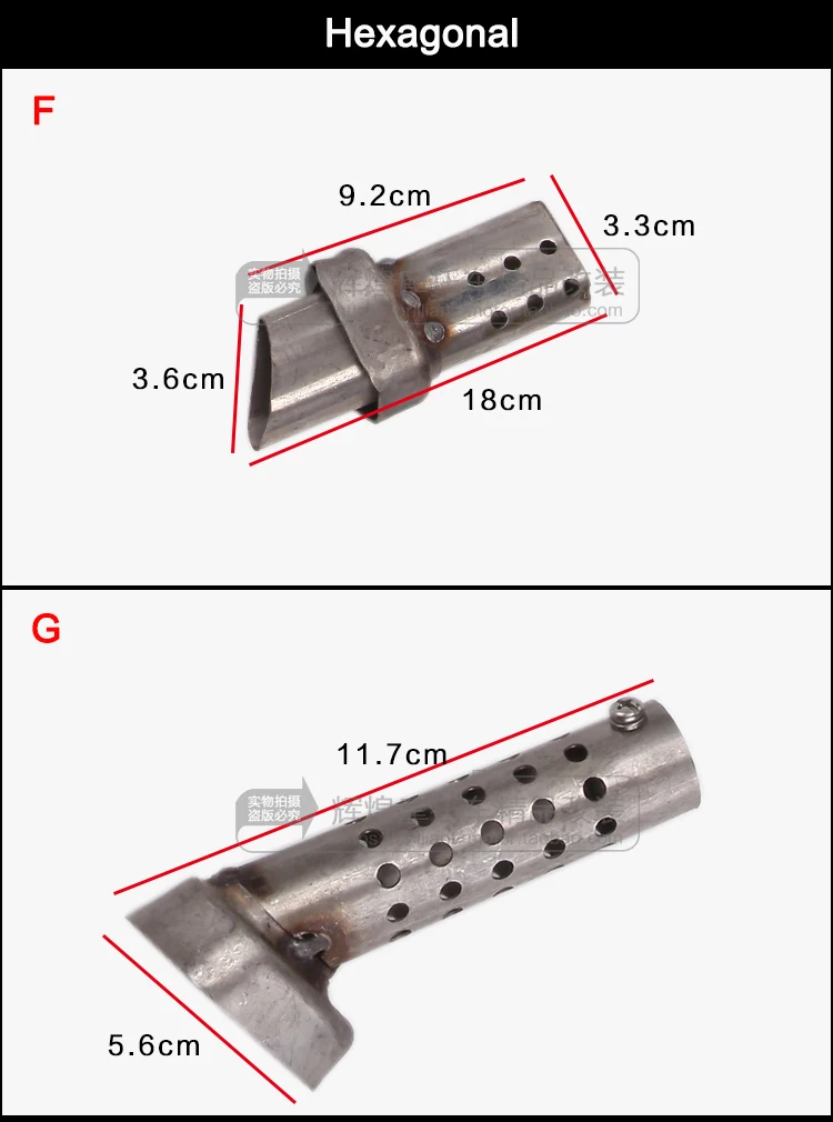 MTCLUB Universal Motorcycle Exhaust Muffler Adjustable Silencer DB Killer Catalyst Silencers  35mm 42mm 45mm 48mm 60mm (3)