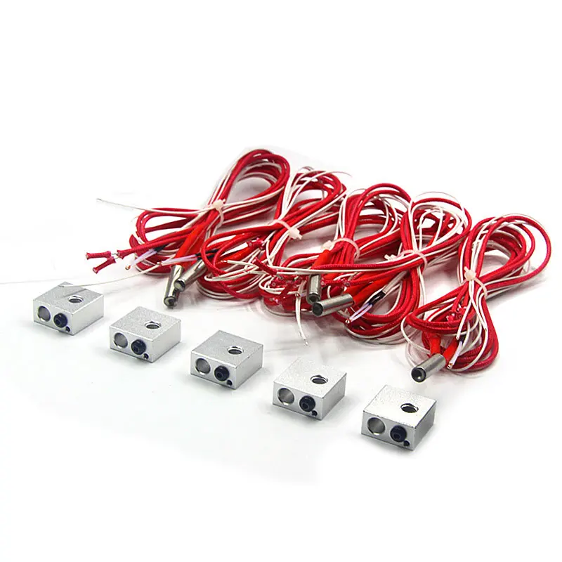Алюминиевые продукты 3D принтер 12V 40W нагревательная трубка + MK8 нагревательный