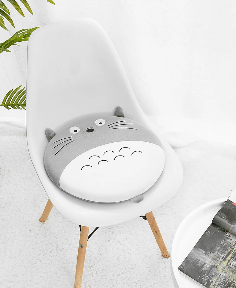 

Memory cotton round seat cushion rattan chair round pad cushion Japanese cute cartoon bay window cushion stool cushion