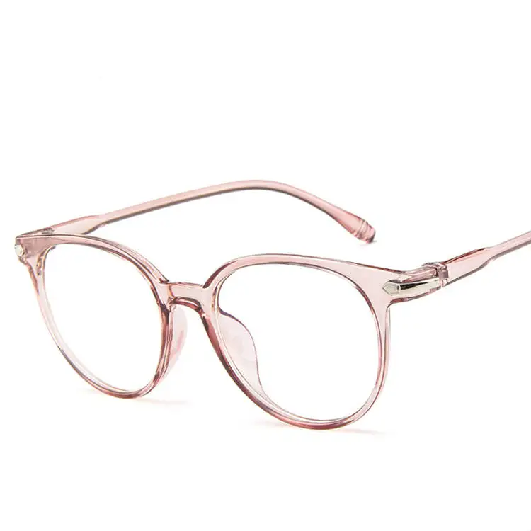  - 2019 Cute Clear/Transparent/Fake Glasses Frame No Dioptric New Round Eyeglasses Women Fashion Round Eye Glasses Frame For Female