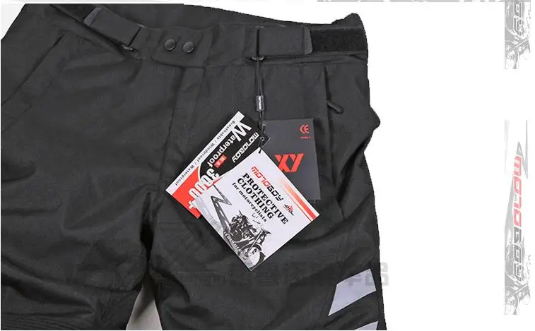 Черные штаны для мотокросса для мужчин S 3XL 4XL Dirt Bike Внедорожные мото водонепроницаемые велосипедные брюки зимние мотоциклетные брюки для верховой езды