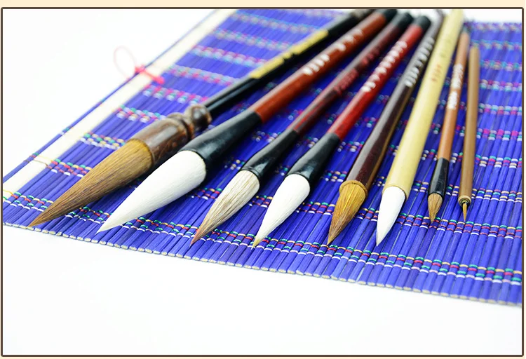 Chineses da Caligrafia Conjunto de Pincel de Pintura Escova de Cabelo de lã Pincéis Caneta Paisagem Chinesa Peônia Aquarela Pintura Cabelo Fuinha 13 Pincéis chineses Da Caligrafia Caneta Conjunto de