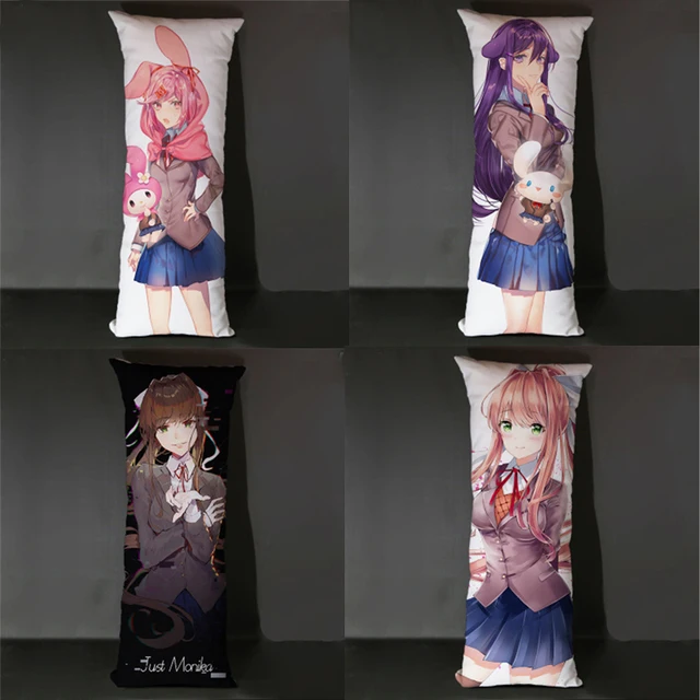 Doki Doki Literature Club Cosplay Props Yandere Monika Yuri Long Pillow
