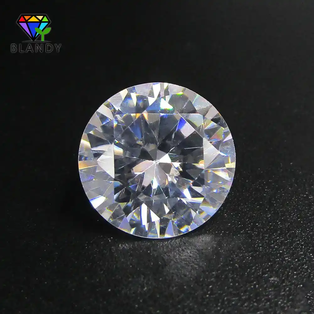 3mm Blanco zirconia cúbico redondo cortar piedra suelta AAAAA Lote de 50 Piedras