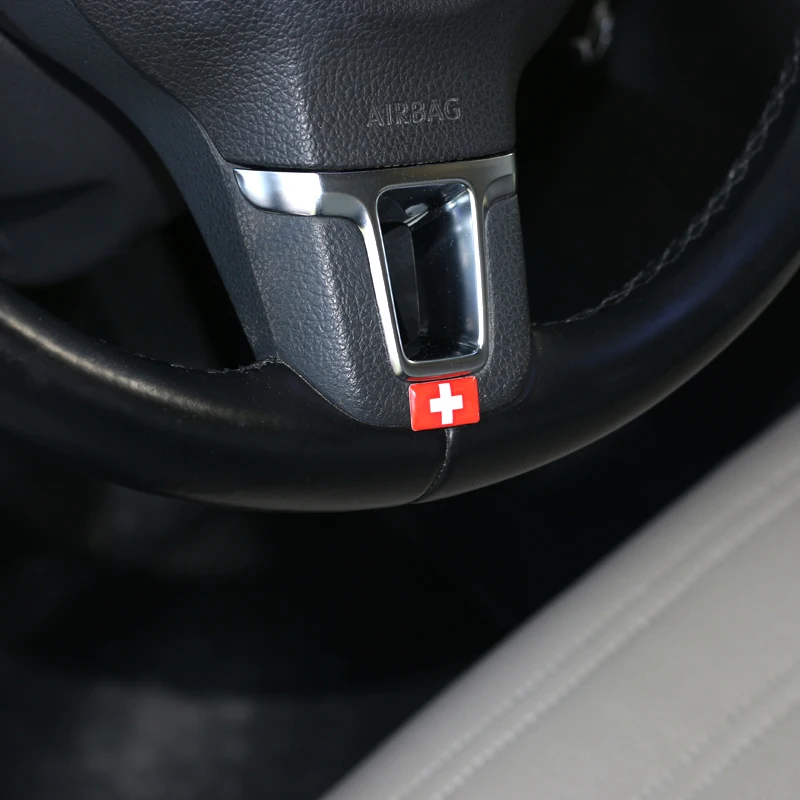 10 шт./лот, автомобильный Стайлинг Швейцария маленький декоративный значок ступицы колпачки на руль для Mazda Lexus Honda наклейка с эмблемой для автомобиля