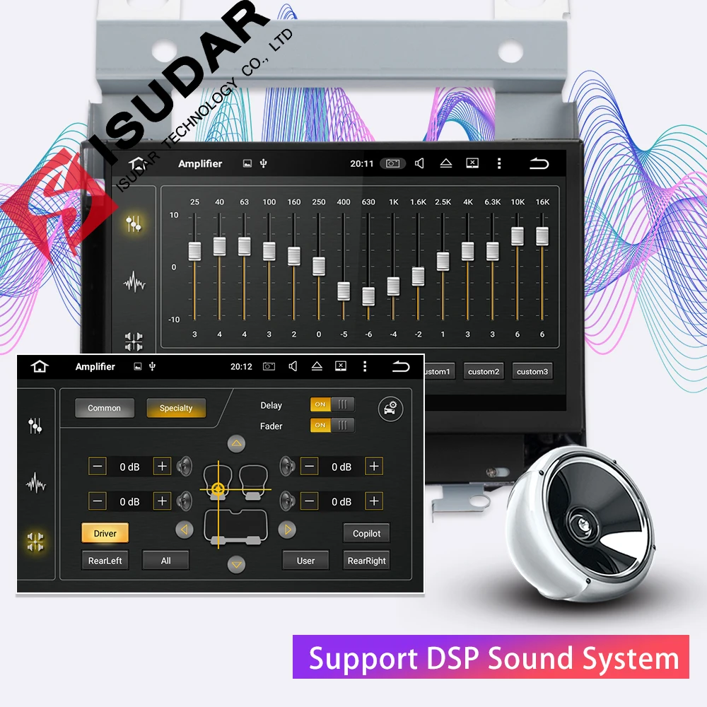  Isudar Auto Multimedia-Player 2 Din Android 9 Für Land Rover/Freelander 2 2007-2012 GPS Automotivo 