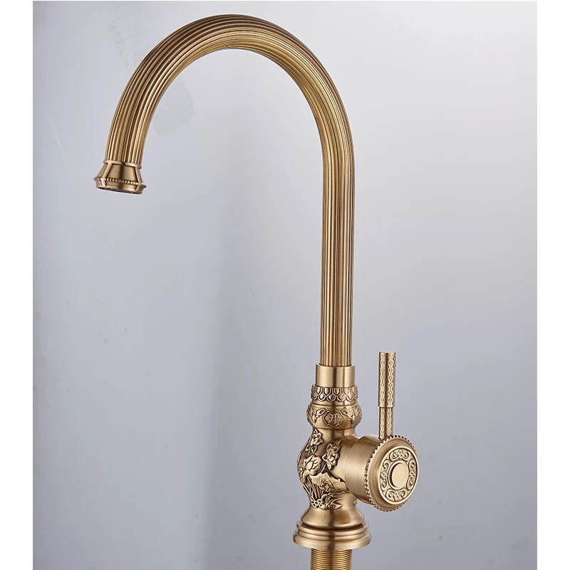 quyanre wanfan gappo antique brass basin faucet carved basin sink faucet single handle mixer tap bathroom basin faucet5