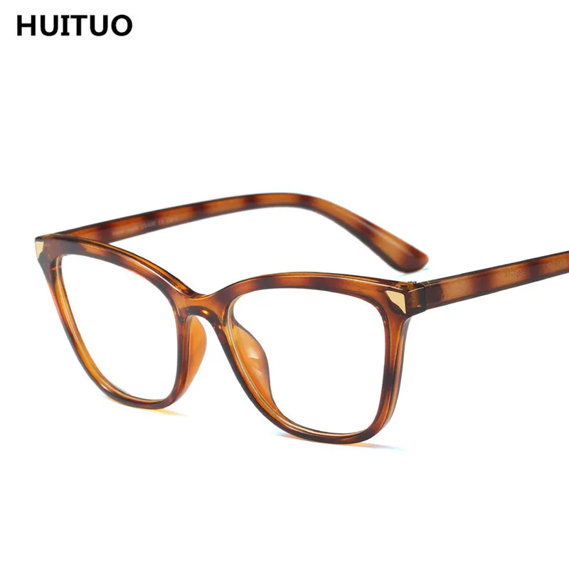 HUITUO, модные круглые очки "кошачий глаз", Ретро стиль, круглые очки для лица, полная оправа, высокое качество, индивидуальная оправа для женщин, прозрачные компьютерные очки
