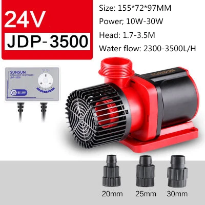 24V 3500L/h SUNSUN JDP-3500Q Wi-Fi управляемой DC водяной насос для аквариума морских рифов K пруд циркуляционный насос - Цвет: JDP-3500