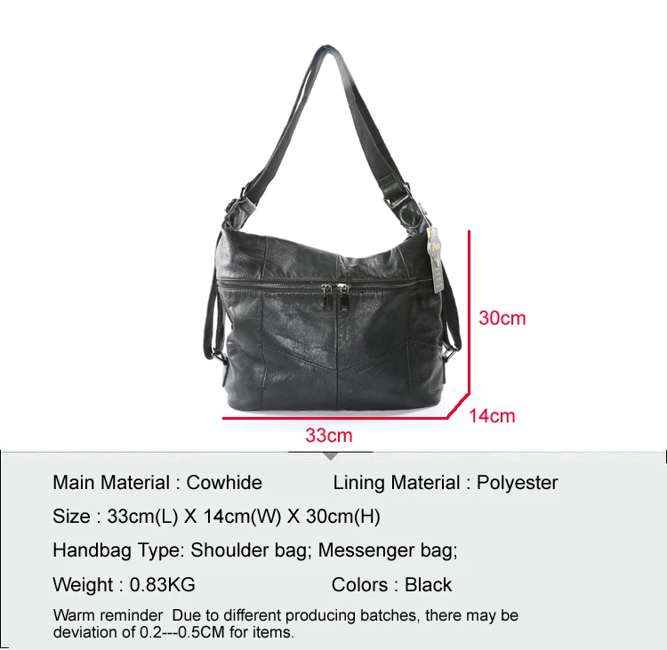 IPinee горячая распродажа женская сумка на плечо из натуральной кожи большая вместительность новая дизайнерская сумка с двойной молнией женская сумка через плечо из воловьей кожи