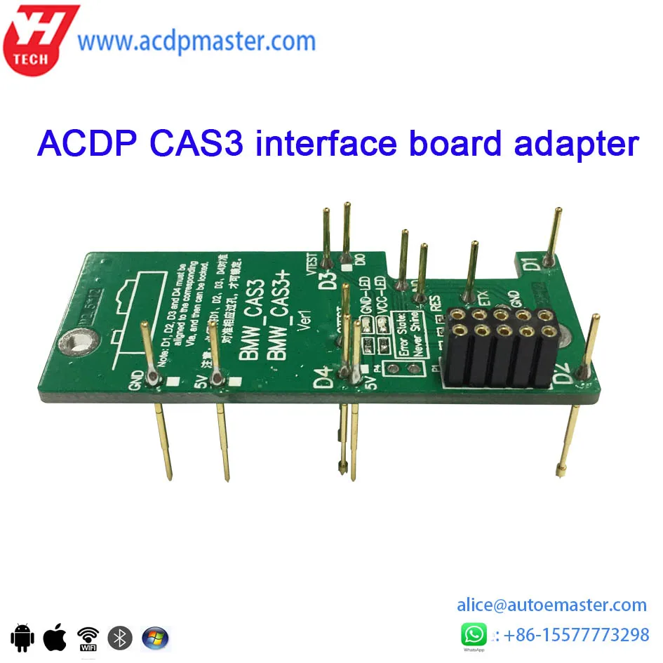 Запасные адаптеры Yanhua ACDP Cas3 Cas 4 KVM Интерфейсные платы BCM|Программаторы с