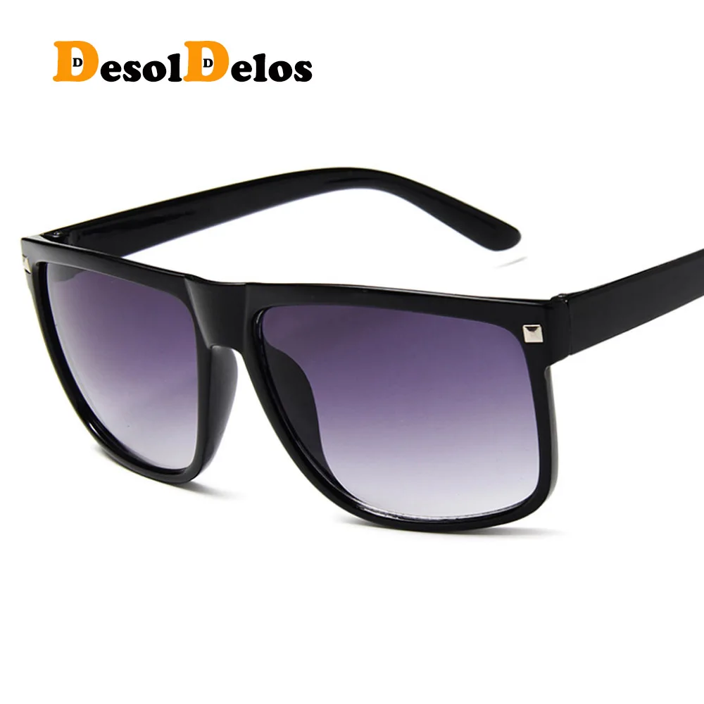Oversized Womens Sunglasses Fashion Sun Glasses Big Frame Windproof Shades Men Flat Top Driving Goggles UV400