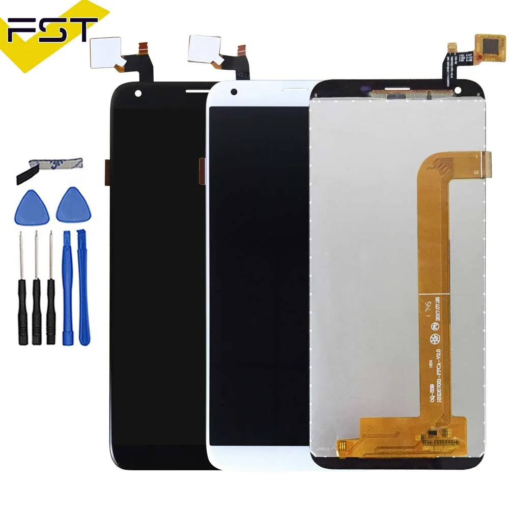 Black/White For Oukitel K5 LCD Display+Touch Screen Screen Digitizer