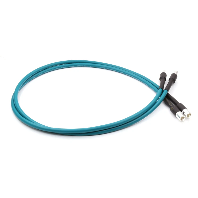 Free shipping pair Cardas Cross Audio RCA interconnect cable With Silver plated RCA plug conector