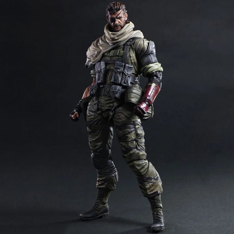 

Action Figures 28CM Play Arts Metal Gear Solid V The Phantom Pain Iroquois Pliskin Old Snake PVC Action Figure Model Toy