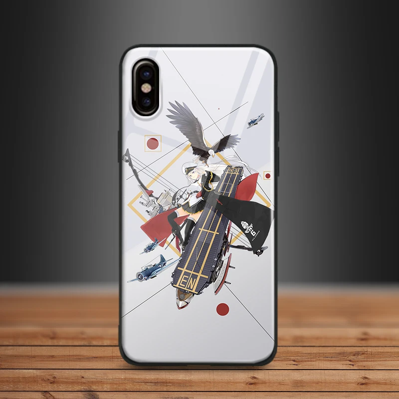 

Enterprise Azur Lane Tempered Glass Soft Silicone Phone Case Cover Shell For iPhone 5 5s Se 6 6s 7 8 Plus X XR XS 11 Pro MAX