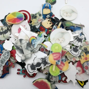 

Gernro Random 1 Set 20 PCS Acrylic Badges Free Shipping Badges on Backpack Anime Icons Badge on A Pin Icon for Clothes