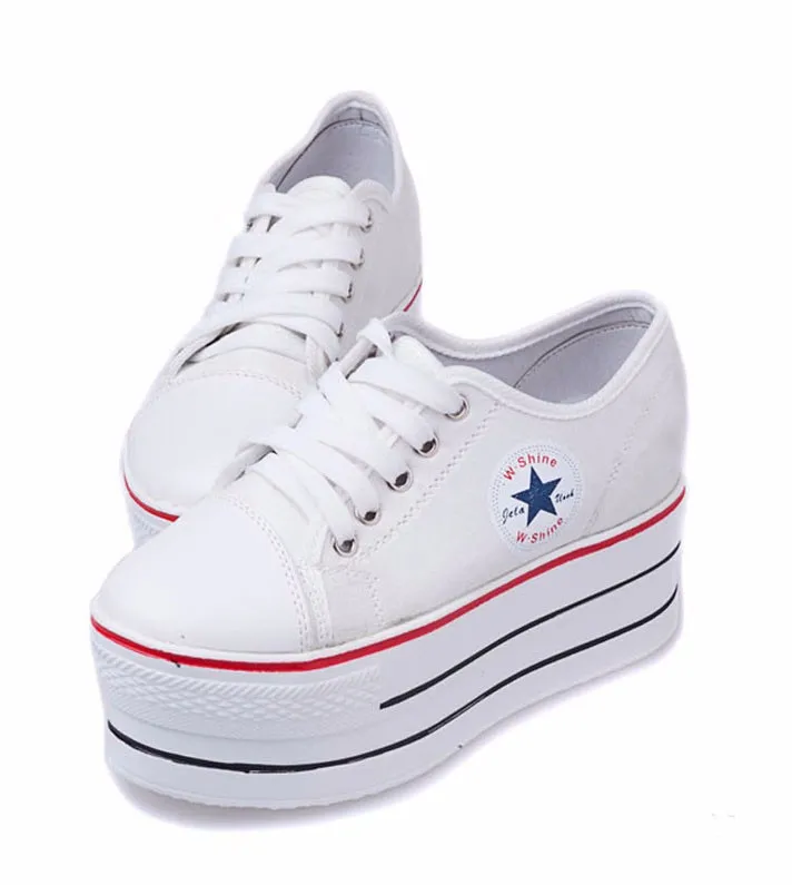 KUYUPP Flat Platform Canvas Shoes Women Creepers 2016 Fashion Sapatilha New Lace Up Casual Flats Ladies Shoes Espadrilles PX138 (17)