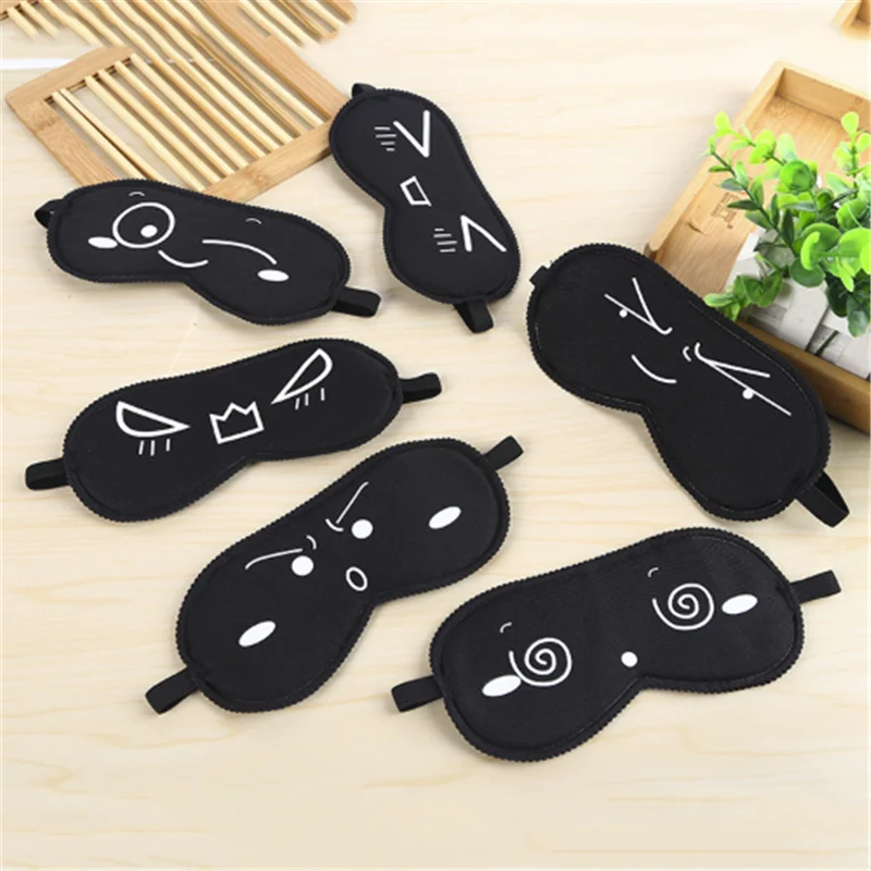

Sleeping Eye Mask Black Eye Shade Sleep Mask Black Mask Bandage on Eyes for Sleeping Health Care Emotion Sleep Mask Cotton Pads