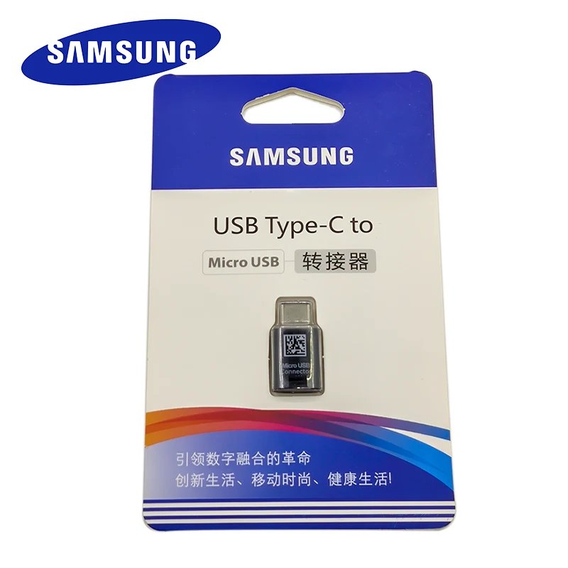 

Original Samsung TYPE C Converter Type C to Micro USB Connector Adapter For Galaxy S10 S9 S8 Plus Note 8 9 A3 A5 Xiaomi Huawei